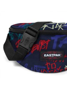 Eastpak Springer egyszerű  övtáska graffity mintás kék