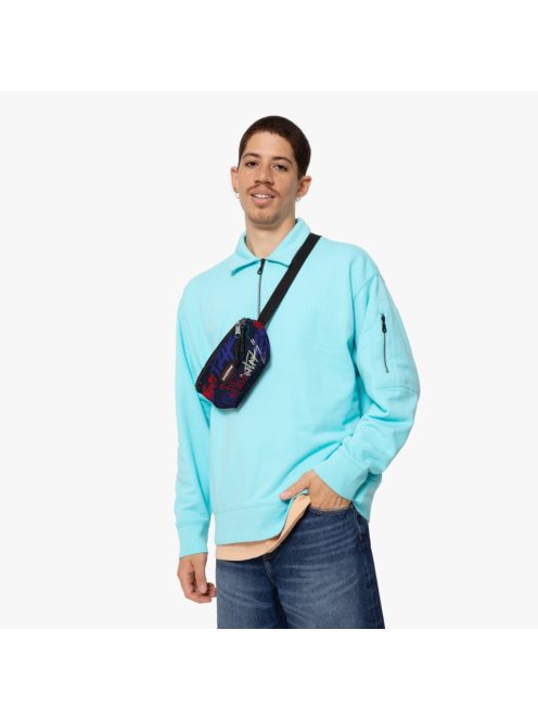 Eastpak Springer egyszerű  övtáska graffity mintás kék