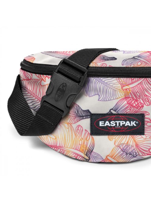 Eastpak Springer egyszerű övtáska fehér pálmalevél mintás