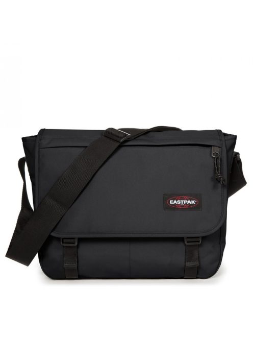 Eastpak DELEGATE+ nagy fedeles laptoptartós válltáska fekete