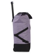 Punta kézipoggyász gurulós bevásárló táska két színű orgona