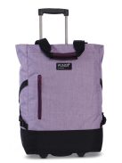 Punta kézipoggyász gurulós bevásárló táska két színű orgona