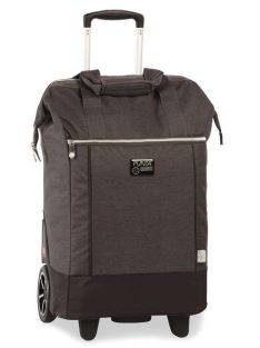   Punta kézipoggyász gurulós bevásárló táska nagy kerekű sötétszürke