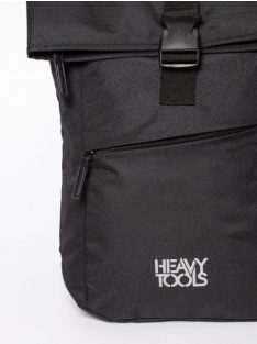   HeavyTools laptoptartós hátizsák lehajtható fedeles EFERIN fekete