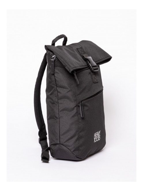 HeavyTools laptoptartós hátizsák lehajtható fedeles EFERIN fekete