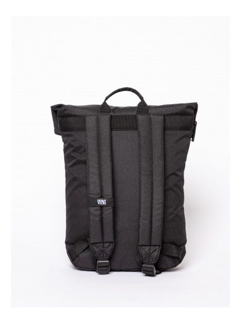 HeavyTools laptoptartós hátizsák lehajtható fedeles EFERIN fekete