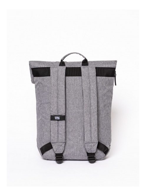 HeavyTools laptoptartós hátizsák lehajtható fedeles EFERIN elegáns szürke