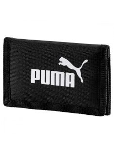 Puma tépőzáras vászon pénztárca fekete