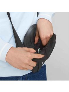 Puma kis férfi oldaltáska klasszikus két cipzáras fekete