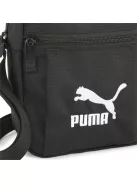 Puma kis férfi oldaltáska klasszikus két cipzáras fekete