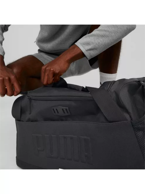 Puma elegáns kis méretű S sporttáska domború feliratos fekete