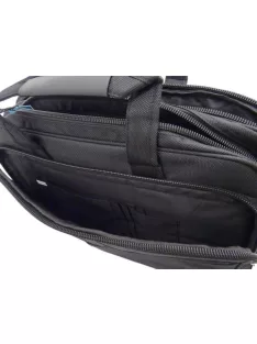 RF business bővíthatő laptoptáska vászon fekete