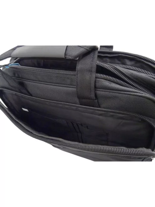 RF business bővíthatő laptoptáska vászon fekete