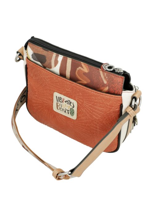 Anekke átvetős lapos oldaltáska Alma