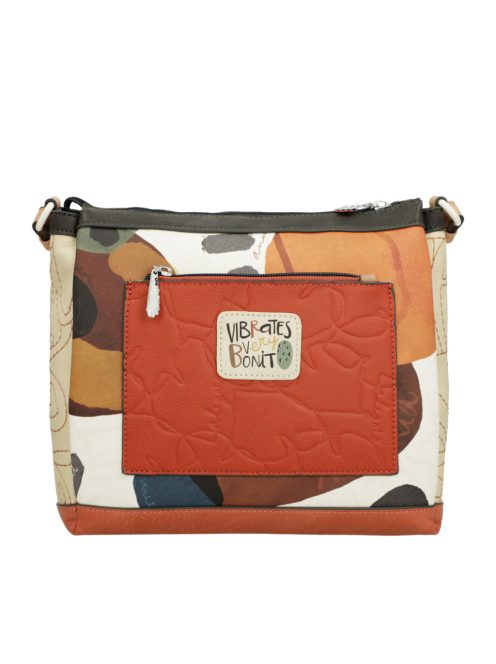 Anekke átvetős lapos női táska Alma