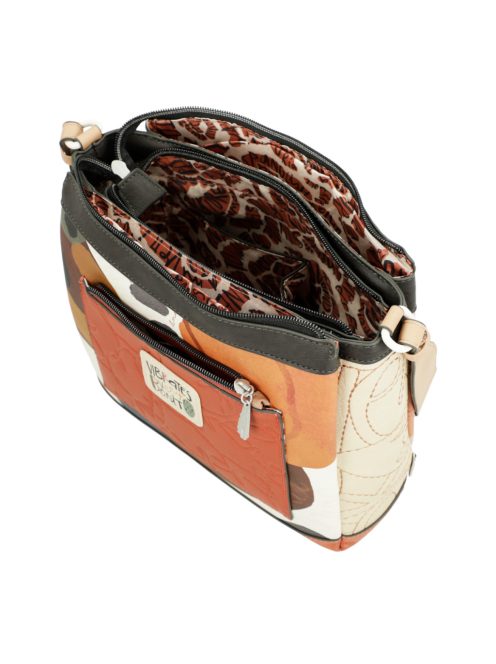 Anekke átvetős lapos női táska Alma