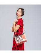 Anekke átvetős lapos női táska Alma