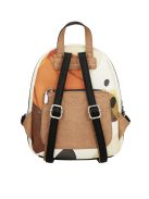 Anekke íves hátitáska Lunares pöttyös fehér