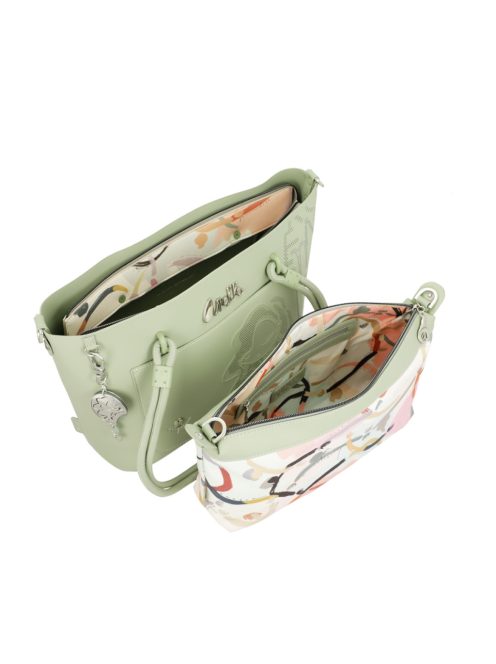 Anekke 2 táska egyben több funkciós válltáska Original zöld