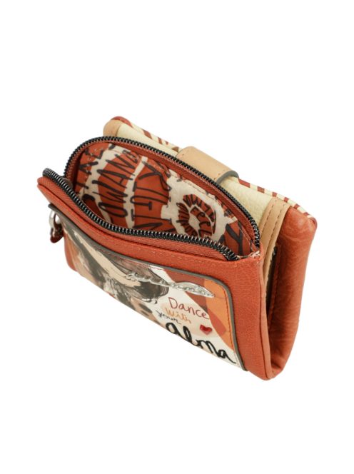 Anekke kis pénztárca cipzáras Alma