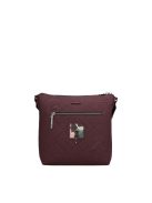 Anekke lapos oldaltáska állítható vállpánttal Evolúció bordó