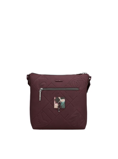 Anekke lapos oldaltáska állítható vállpánttal Evolúció bordó