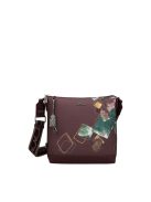 Anekke lapos oldaltáska állítható vállpánttal Evolúció bordó