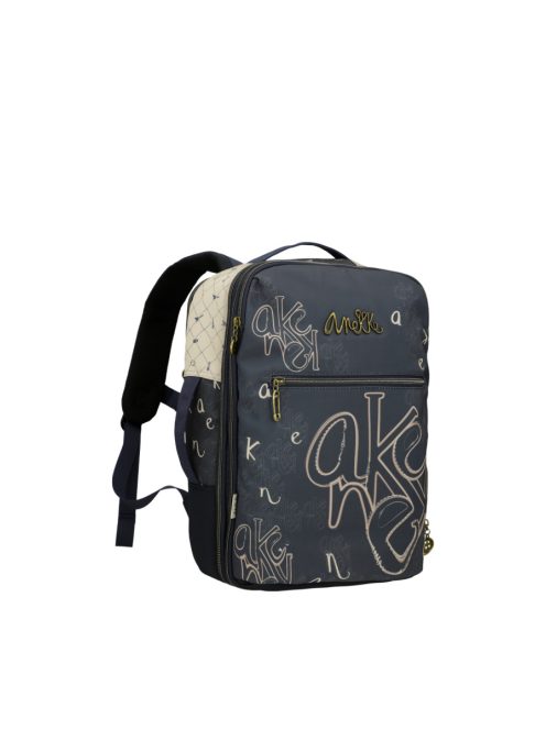 Anekke kézipoggyász bővíthető hátizsák TRAVEL kék