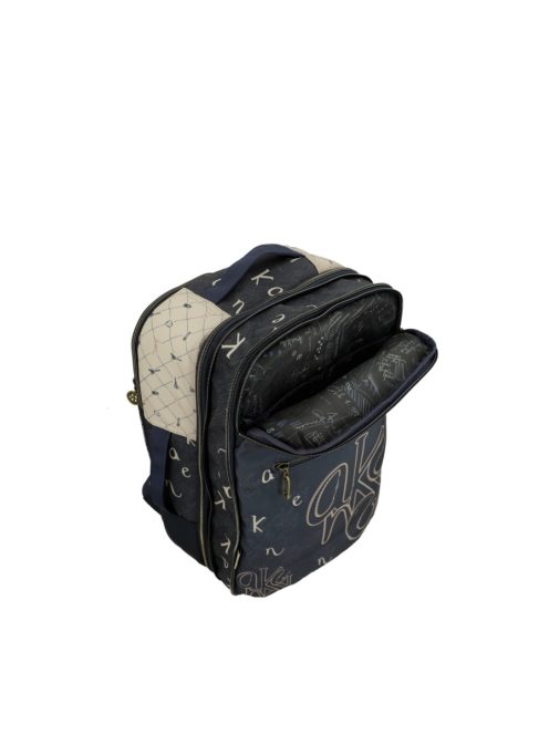 Anekke kézipoggyász bővíthető hátizsák TRAVEL kék