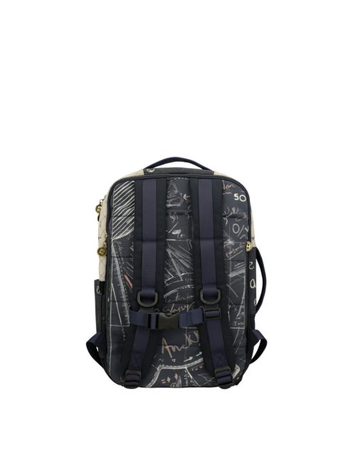 Anekke kézipoggyász bővíthető hátizsák TRAVEL kék