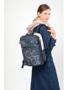 Anekke kézipoggyász bővíthető hátizsák TRAVEL kék