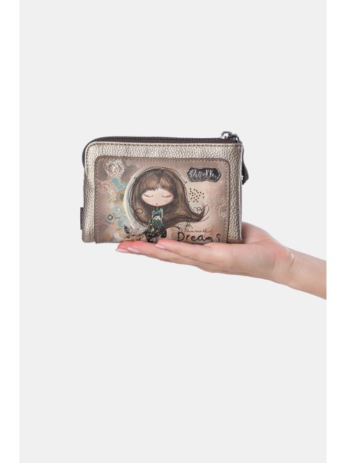 ANEKKE közepes pénztárca puha kidolgozás Real