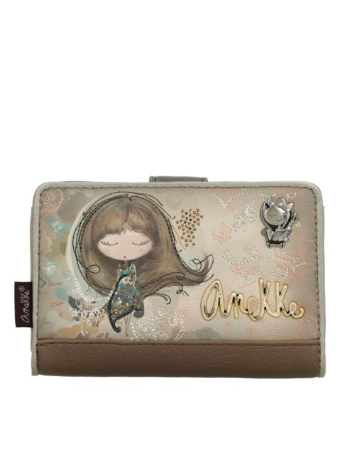 ANEKKE közepes pénztárca sok kártyatartós REAL