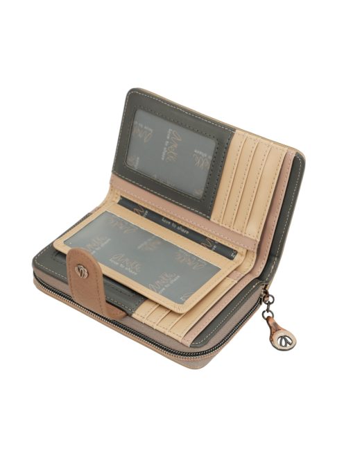 ANEKKE közepes pénztárca kivehető irattartóval SMART