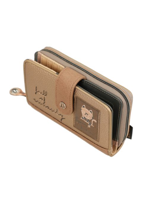 ANEKKE közepes pénztárca kivehető irattartóval SMART