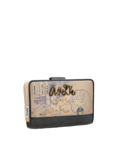ANEKKE sok kártyatartós közepes pénztárca STUDIO