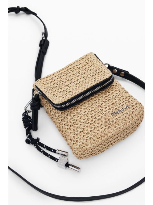 MONE_HALF LOGO RAFFIA_VENECIA PHONE_natural