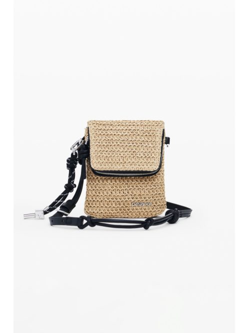 MONE_HALF LOGO RAFFIA_VENECIA PHONE_natural