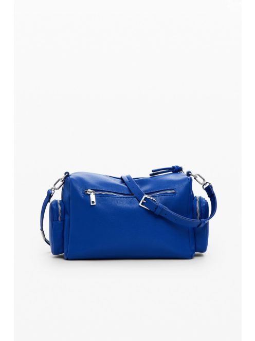 Desigual 3D logós bowling stílusú cserélhető pántos kézitáska királykék