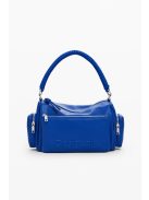 Desigual 3D logós bowling stílusú cserélhető pántos kézitáska királykék