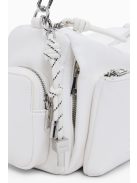 Desigual 3D logós bowling stílusú cserélhető pántos kézitáska törtfehér 