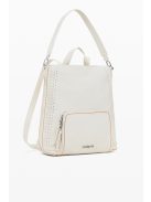 Desigual 2 in 1 nagy hátizsák válltáska hímzett törtfehér