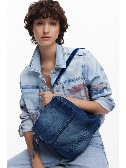 BACK_HALF LOGO DENIM HAMPTON MINI