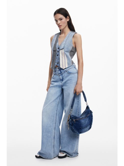 BAG_HALF LOGO DENIM ASTANA