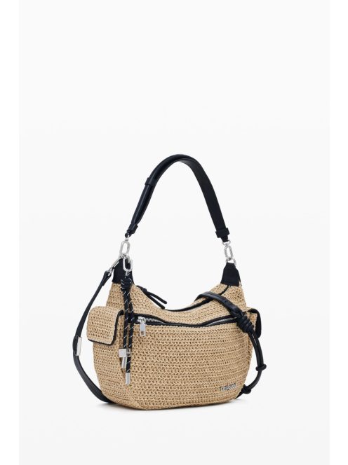 BAG_HALF LOGO RAFFIA ASTANA