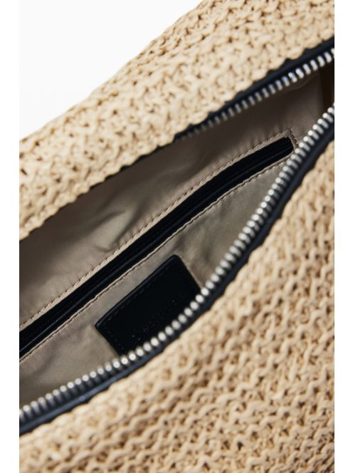 BAG_HALF LOGO RAFFIA ASTANA