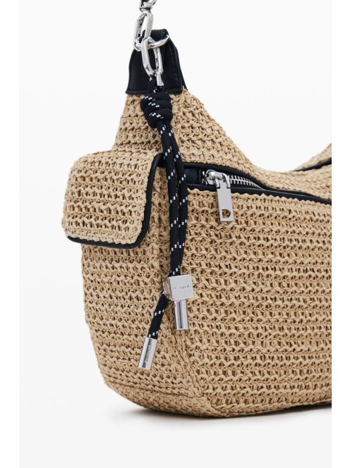 BAG_HALF LOGO RAFFIA ASTANA