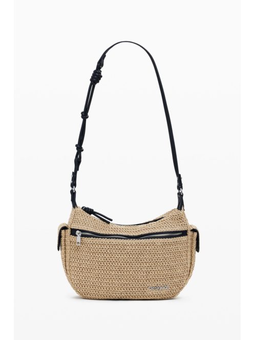 BAG_HALF LOGO RAFFIA ASTANA