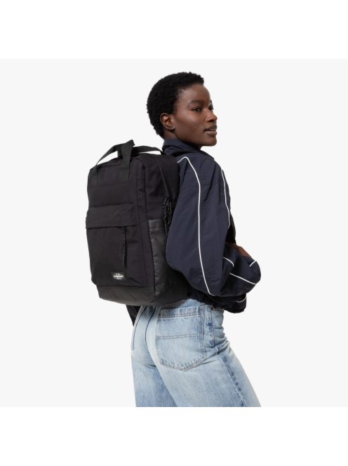 Eastpak ICON TOTEPACK laptoptartós hátizsák kézi fogós sok zsebes fekete