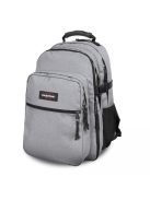 Eastpak Tutor laptoptartós sok zsebes hátizsák elegáns szürke